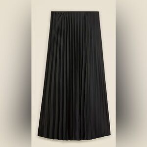 Satin J Crew Gwyneth pleated Skirt